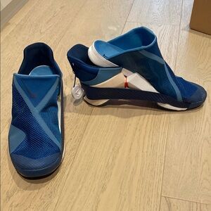 Blue and White Slip-On Sneakers Nike. Ebay tag still on from purchase